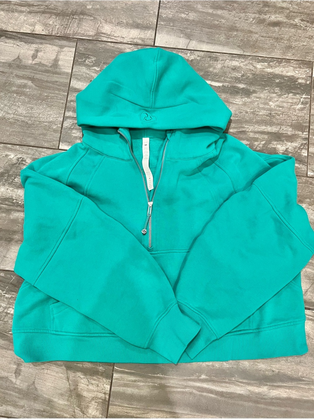 Lululemon Scuba Oversized Half-Zip Hoodie - Maldives Green